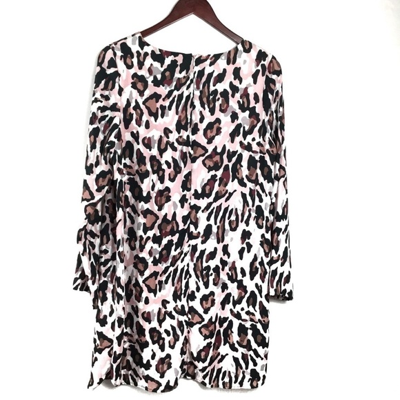 Bar lll Pink leopard print Dress Size L - Picture 4 of 13